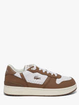 Sneakers En Cuir Lacoste Marron men 2SMA0012