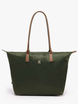 Shoulder Bag Popette Nylon Tommy hilfiger Green popette AW17711