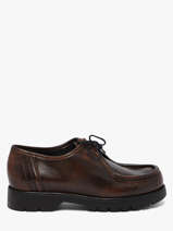 Chaussures Derbies En Cuir Kleman Marron unisex QI21147