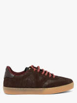 Sneakers En Cuir Victoria Beige women 1126244