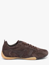 Sneakers In Leather Gola Brown women CLB938DD
