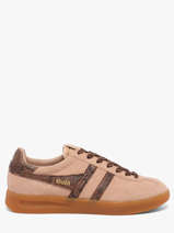 Sneakers En Cuir Gola Rose women CLB919LC