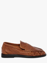 Mocassins En Cuir Pavement Marron women 24139052