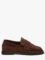 Mocassins En Cuir Pavement Marron women 24139347