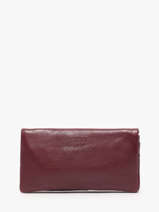 Leather Cow Wallet Basilic pepper Red cow BCOW96