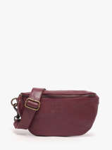 Sac Banane Cow Cuir Basilic pepper Rouge cow BCOW55