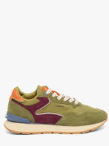 Sneakers In Leather Hoff Green women 22602401