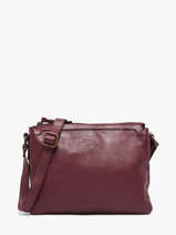 Sac Bandouli�re Cow Cuir Basilic pepper Rouge cow BCOW83