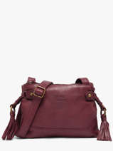 Shoulder Bag Cow Leather Basilic pepper Red cow BCOW82