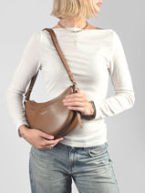 Besace Suave Ace Cuir Lancaster Marron suave ace 28-vue-porte