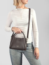 Sac � Main Ida Double Cuir Lancaster Marron ida double 83-vue-porte