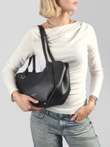 Shoulder Bag Sierra Haus Leather Lancaster Black sierra haus 13-vue-porte