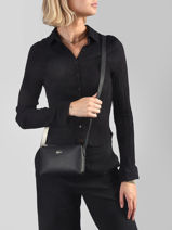 Shoulder Bag Anna Lacoste Black anna NF5496AA-vue-porte