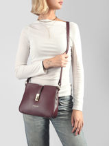 Crossbody Bag Milano Horizon  Leather Lancaster Red milano horizon  85-vue-porte
