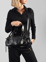 Shoulder Bag Studio Leather Gerard darel Black studio DESA6417-vue-porte