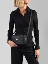 Shoulder Bag Authentic Lacoste Black authentic NF5514EG-vue-porte