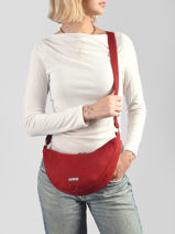 Andrea Crossbody Bag Hindbag Red best seller ANDREA-vue-porte