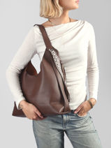 Sac Port� �paule New Grained Gallantry Marron new grained R2053-vue-porte