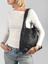 Shoulder Bag Heritage Leather Biba Brown heritage KIL1L-vue-porte