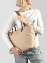 Shoulder Bag Popette Nylon Tommy hilfiger Beige popette AW17711-vue-porte
