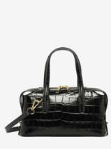 Baguette Bag Cocco Balo Leather Milano Black cocco balo CB26061