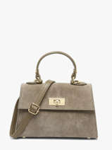 Sac Port� �paule Velvet Caviar Cuir Milano Beige velvet caviar VC25116