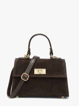 Sac Port� �paule Velvet Caviar Cuir Milano Marron velvet caviar VC25116