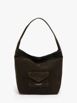Sac Port� �paule Suedine Kba Polyester Lancaster Vert suedine kba 60