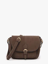 Sac Bandouli�re Eve Hexagona Marron eve 6520333