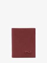 Portefeuille Bifold Original N Cuir Nathan baume Rouge original n 101N
