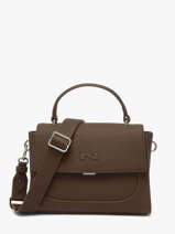 Leather Charlene Crossbody Bag Nathan baume Brown event 9