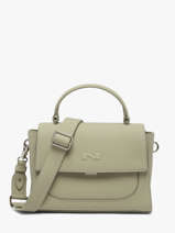 Sac Bandouli�re Charlene Cuir Nathan baume Vert event 9