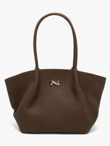 Leather Galat�e Shoulder Bag Nathan baume Brown nymphea 3
