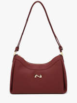Leather Maia Shoulder Bag Nathan baume Red nymphea 6
