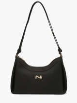 Leather Maia Shoulder Bag Nathan baume Black nymphea 6