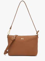 Leather Ingrid Crossbody Bag Nathan baume Brown riviera 1