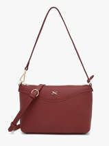 Leather Ingrid Crossbody Bag Nathan baume Red riviera 1