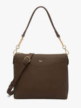 Leather Greta Shoulder Bag Nathan baume Brown riviera 2