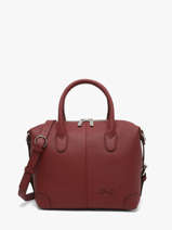 Leather Clark Satchel Nathan baume Red drive 1
