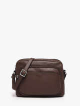 Shoulder Bag Confort Leather Hexagona Brown confort 466600