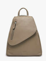Backpack Leather Hexagona Beige confort 464783