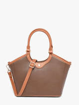 Sac Port� Main Ella Hexagona Marron ella 2420281