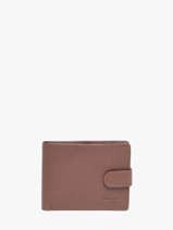 Wallet Leather Hexagona Brown confort 461050R