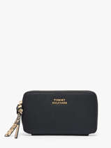 Wallet Leather Tommy hilfiger Black th leather AW18939