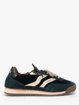 Sneakers In Leather Mrp star Green women 23