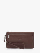 Pouch Leather Hexagona Brown confort 467213R