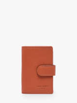 Porte-cartes Cuir Hexagona Orange confort 467254R