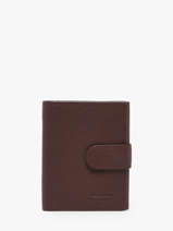 Portefeuille Cuir Hexagona Marron confort 467468R