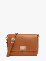 Sac Bandouli�re Caviar Cuir Milano Marron caviar CA24061O