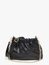 Shoulder Bag Shiny Sauvage Leather Milano Black shiny sauvage SS26062